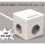 CATA RUBİK AKIM KORUMALI 3 LÜ GURUP PİRİZ 3 USB + TYPE-C 1.5 METRE KABLOLU